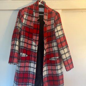 Red Plaid Jacket - Old Navy